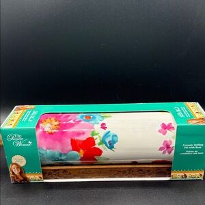 The Pioneer Woman Floral Ceramic Rolling Pin - Red, Blue, Pink